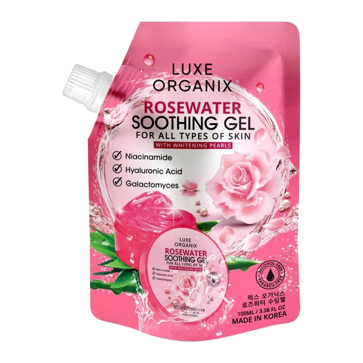 Luxe Organix Rosewater Soothing Gel - 100ml