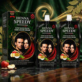 Henna Speedy Professional Hair Color Cream Natural Black - 500ml+500ml