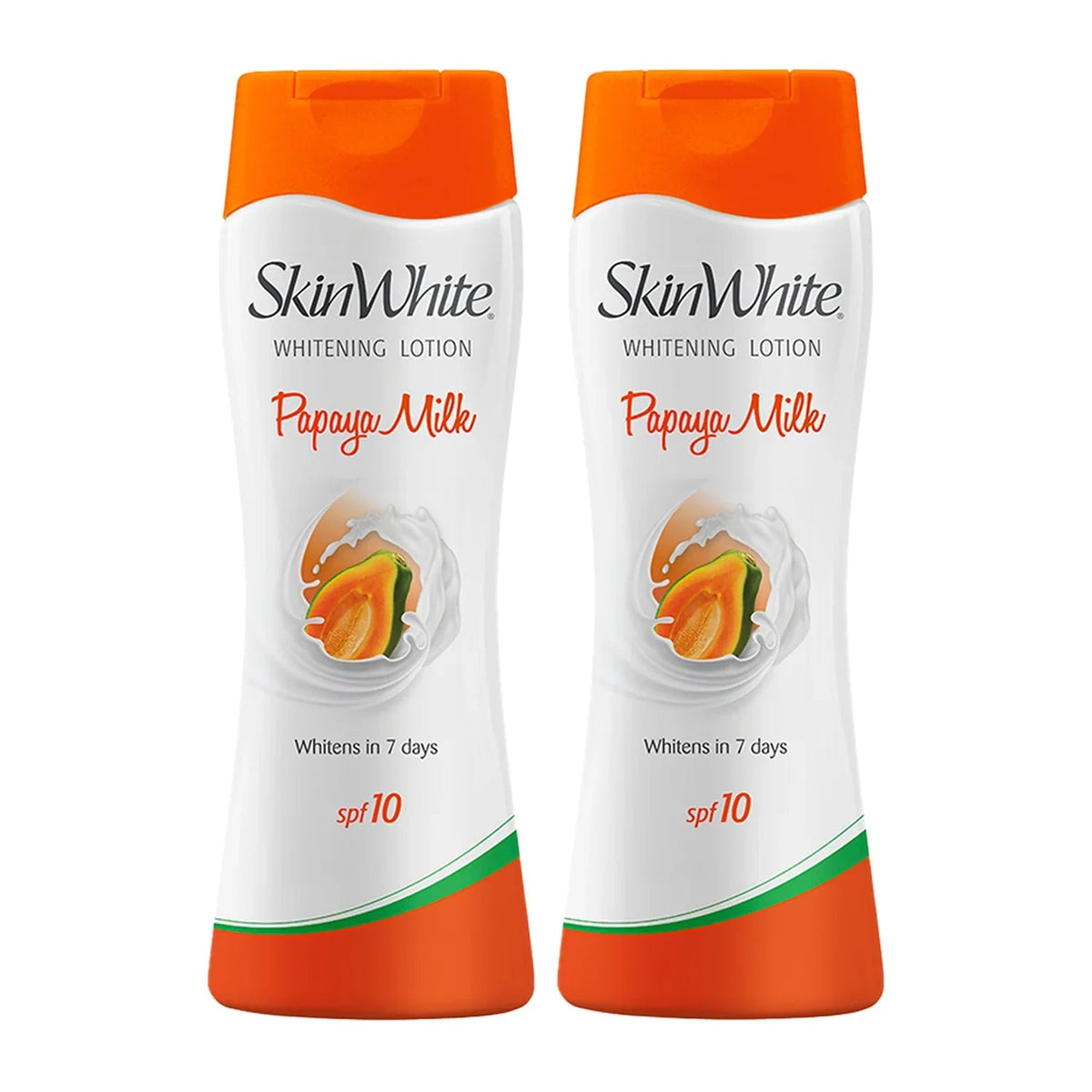SkinWhite Naturals Brightening Lotion Papaya Milk - 2Pcs × 200ml