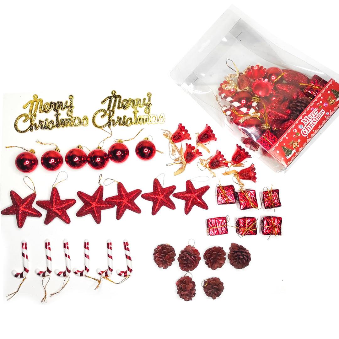 Christmas Decoration Kit Red - 0626