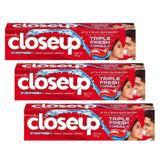 Closeup Anti-Bacterial Toothpaste Red Hot - 3Pcs × 150g (Offer)