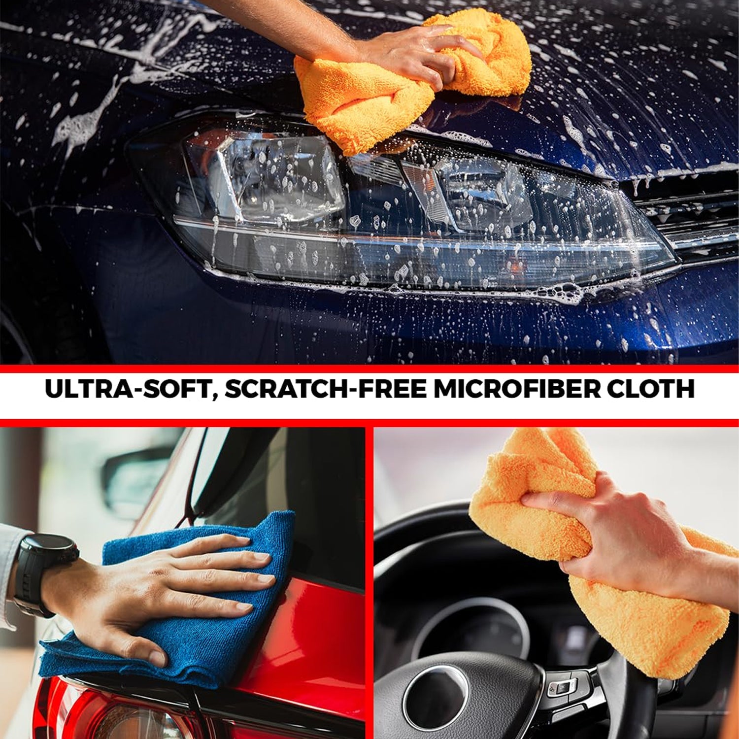 Microfiber Cleaning Towel (Assorted Color)