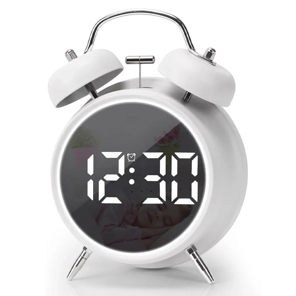 Honey Time LED Display Twin Bell Alarm Clock HL-8896-1