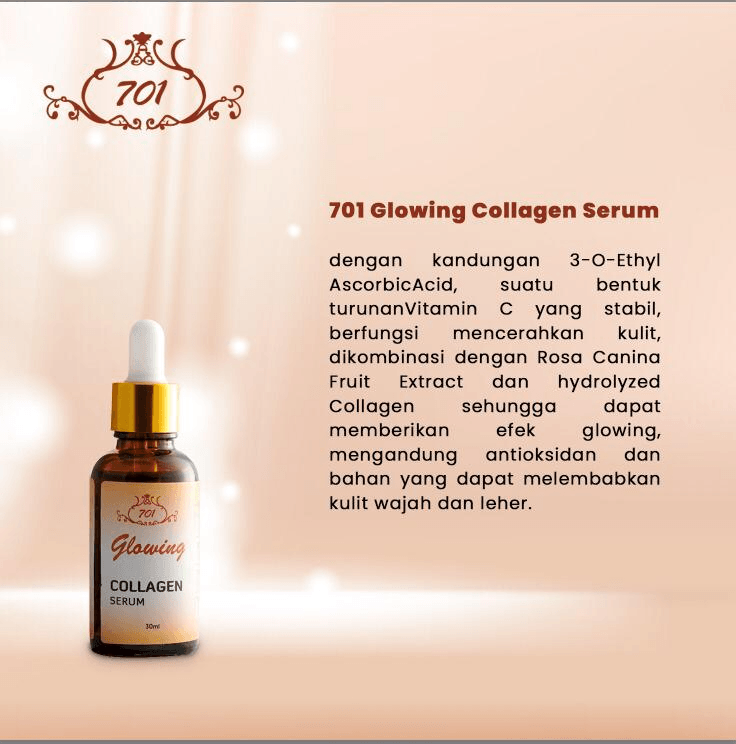 701 Glowing Collagen Facial Serum - 30ml