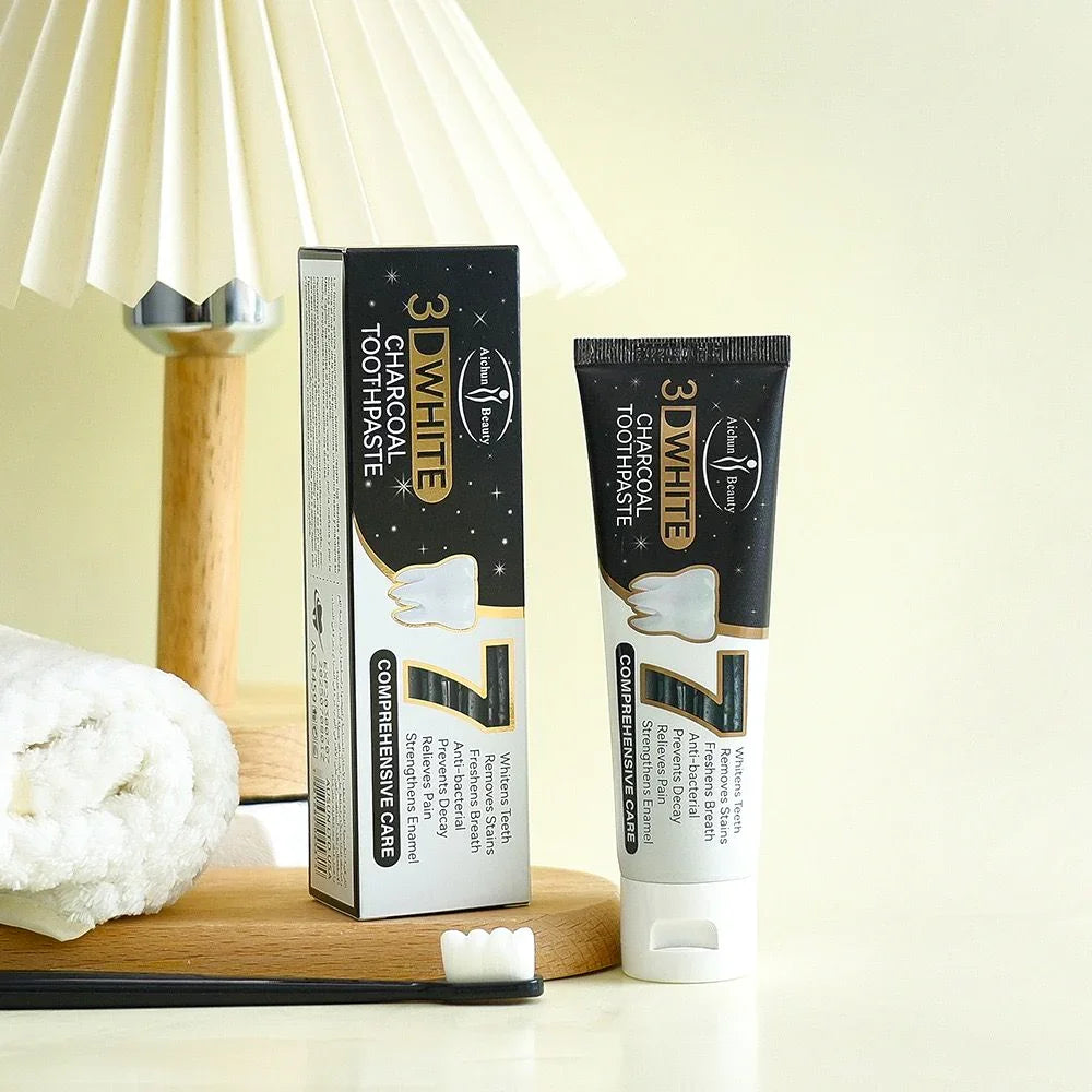 Aichun Beauty 3D White Charcoal Toothpaste - 100g