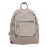 Women's Casual Faux Leather Mini Backpack -  LJ25047