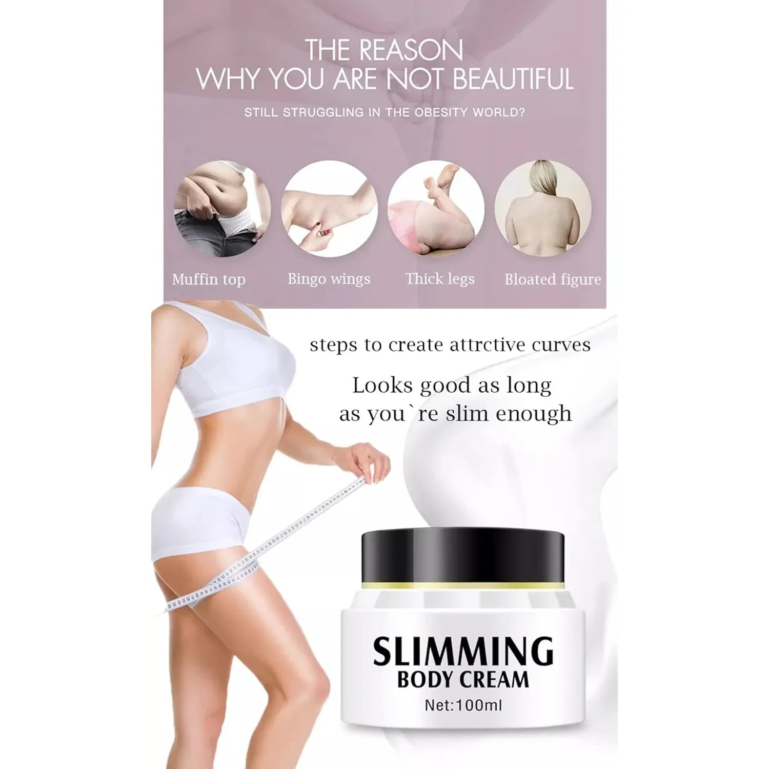 Aichun Beauty Effective Body Cream - 100ml