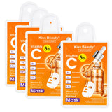 Kiss Beauty Vitamin C+ Antioxidant Radiance Face Mask - 30ml (3+1) Offer