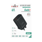 HMT 65W Fast Three Port Charger - AD45