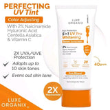 Luxe Organix 5in1 UV Pro Whitening Serum Sunscreen SPF 50+ PA+++ - 40g