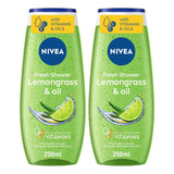 Nivea Fresh Shower Lemongrass & Oil - 250ml (1+1) Offer