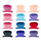 Unique Design Hair Claw Clips - 12 Pcs (C128)