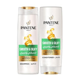 Pantene Pro-V Smooth & Silky Shampoo + Conditioner - 400ml+360ml