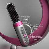 Professional Wireless Hair Straightener Comb BS-505