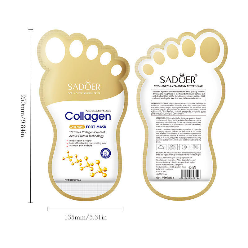 Sadoer Collagen Anti-Aging Foot Mask - 40ml