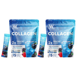 Wink White Collagen Blue HYA Plus - 12g × 15 Sachets (1+1) Offer