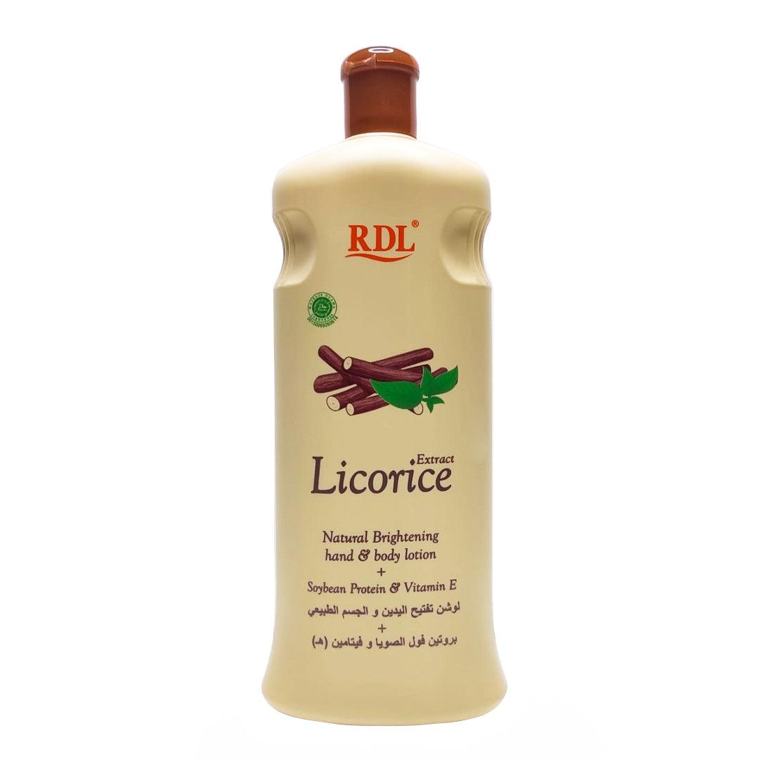 RDL Licorice Extract Natural Brightening Hand & Body Lotion - 600ml