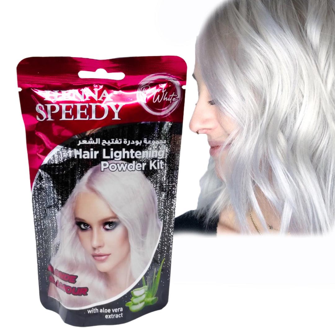 Henna Speedy Hair Lightening Powder Kit Pearl White - 65g