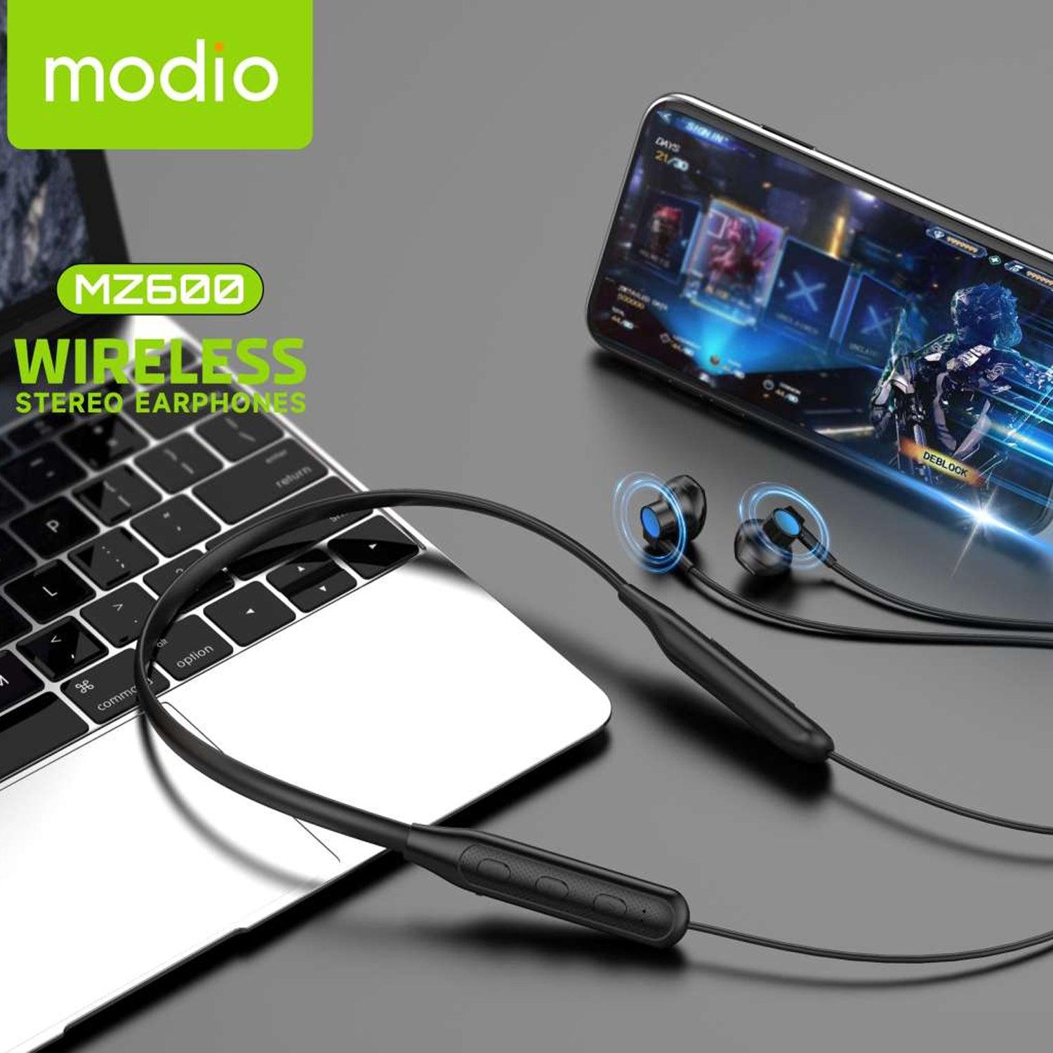 Modio Super Bass Wireless Stereo Earphone - MZ600