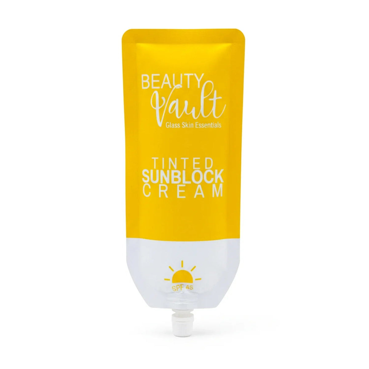 Beauty Vault Tinted Sunblock Cream SPF45 - 50g