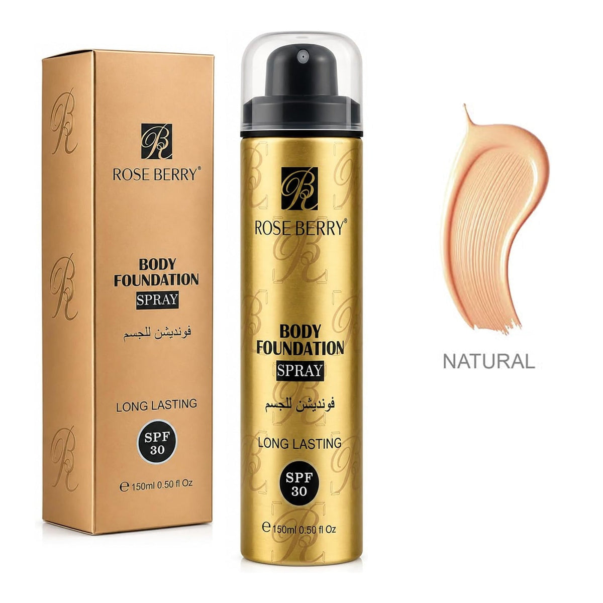 Roseberry Foundation Body And Legs Spray Natural - 150ml