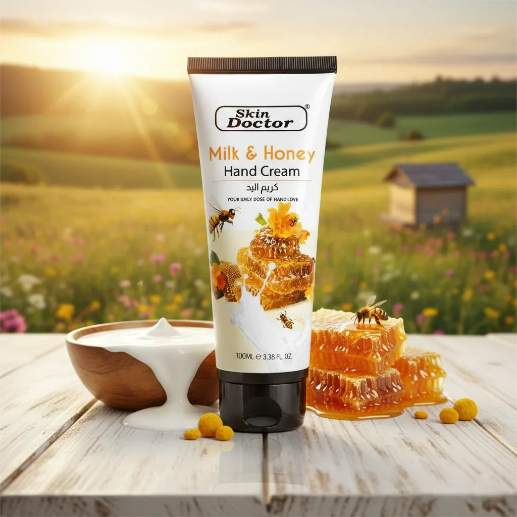 Skin Doctor Hand Cream Raspberry Skin Doctor Milk & Honey Hand Cream - 100ml – Moon Kuwait