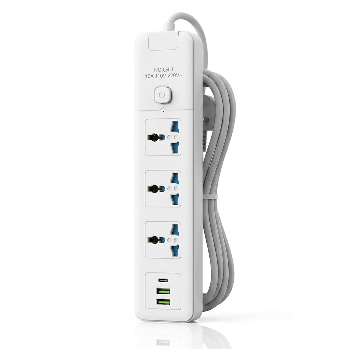 Power Extension With 3 USB Port + 1 Type C - Q4U