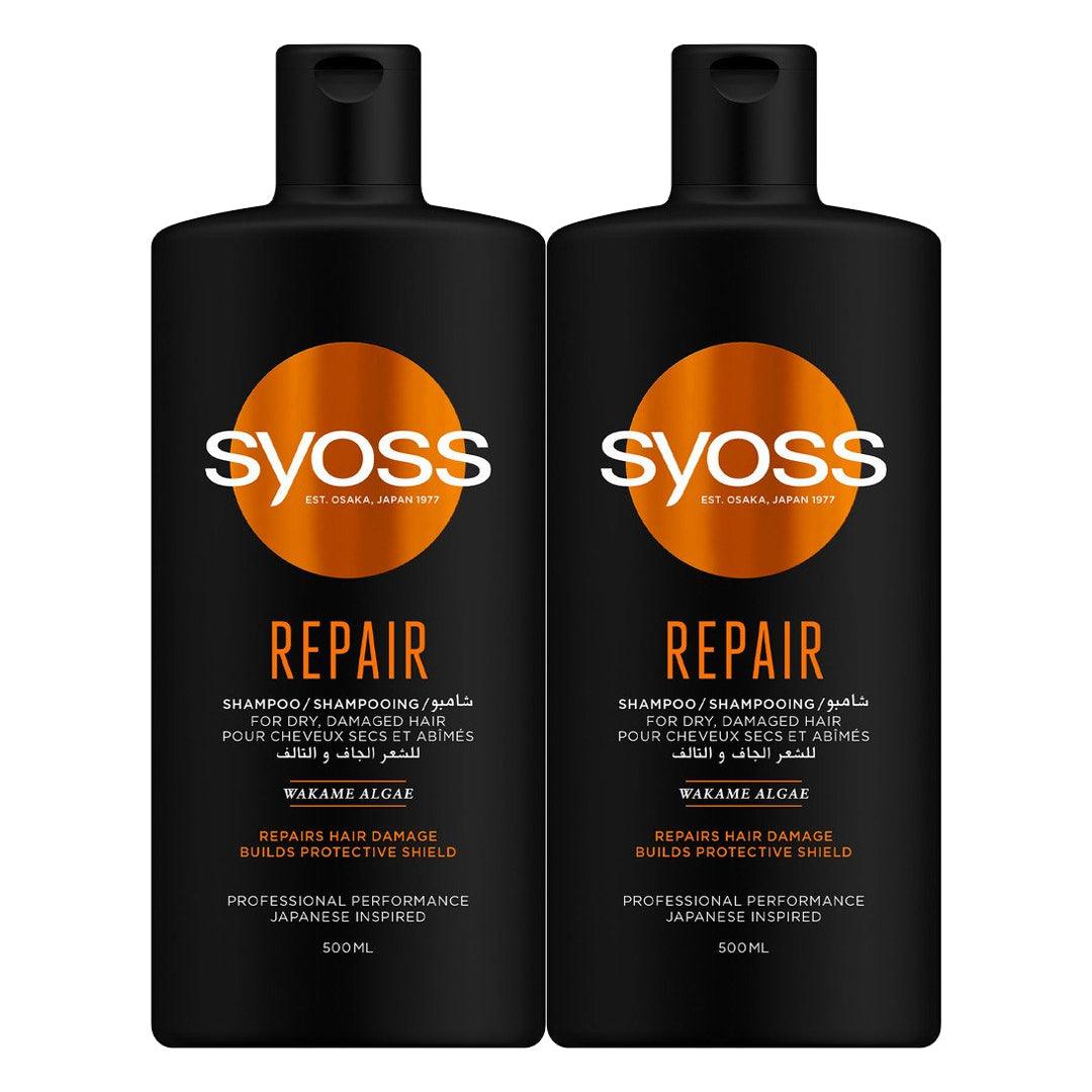 Syoss Repair Shampoo - 500ml × 2 Pcs