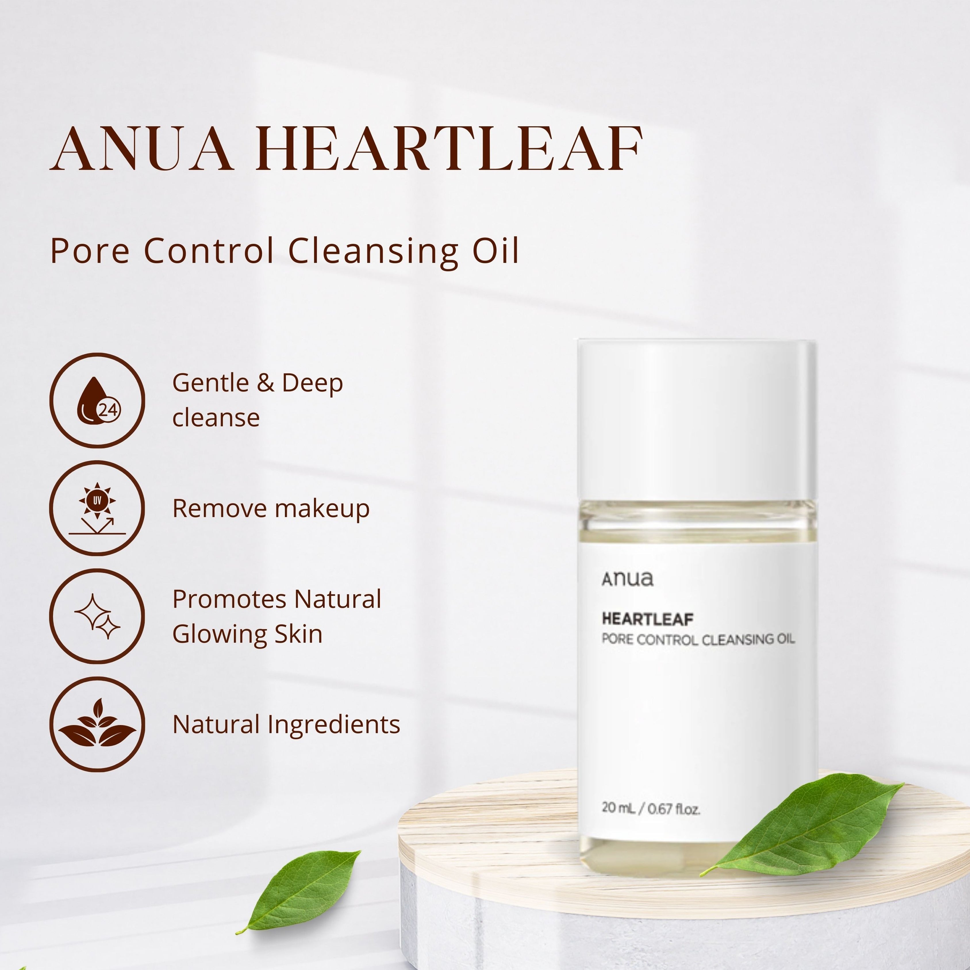 Anua Heartleaf Pore Control Cleansing Oil - 20ml