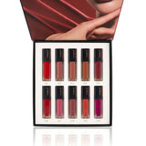 Cover Up Artist Silk Matte Lipgloss Beauty Set - 6g × 10Pcs