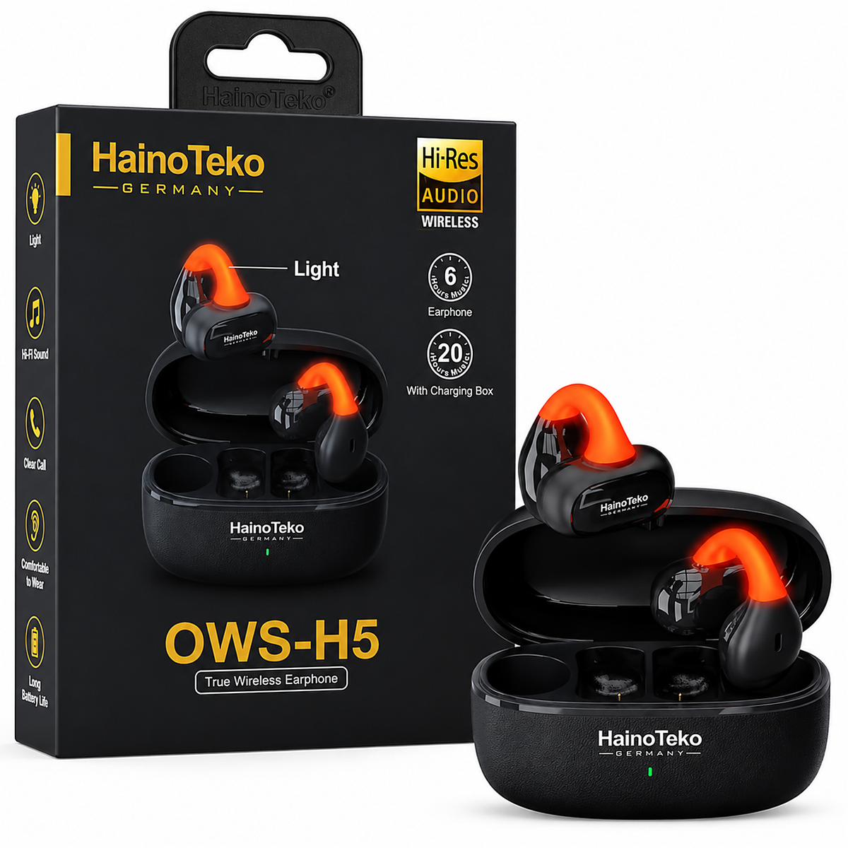 Haino Teko True Wireless Earbuds - OWS-H5