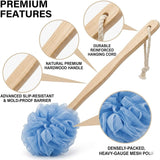 Wooden Long Handle Shower Brush