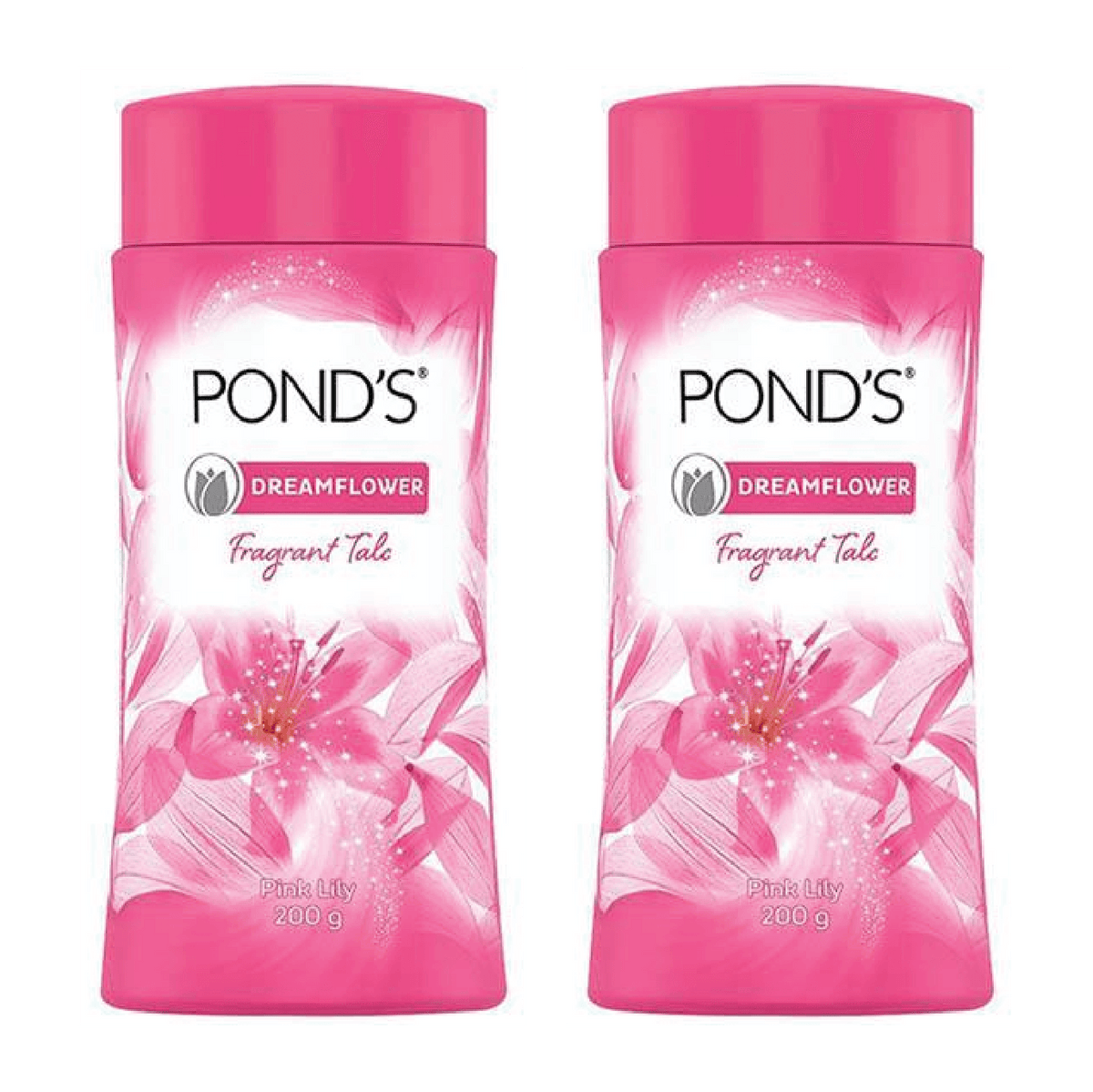 Ponds Dreamflower Fragrant Talc 200Gm x 2 Pcs