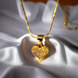 Unique Design Golden Stainless Steel Necklace with pendant- FJ4218