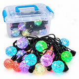 LED Dream Color Lights with Glitter Balls