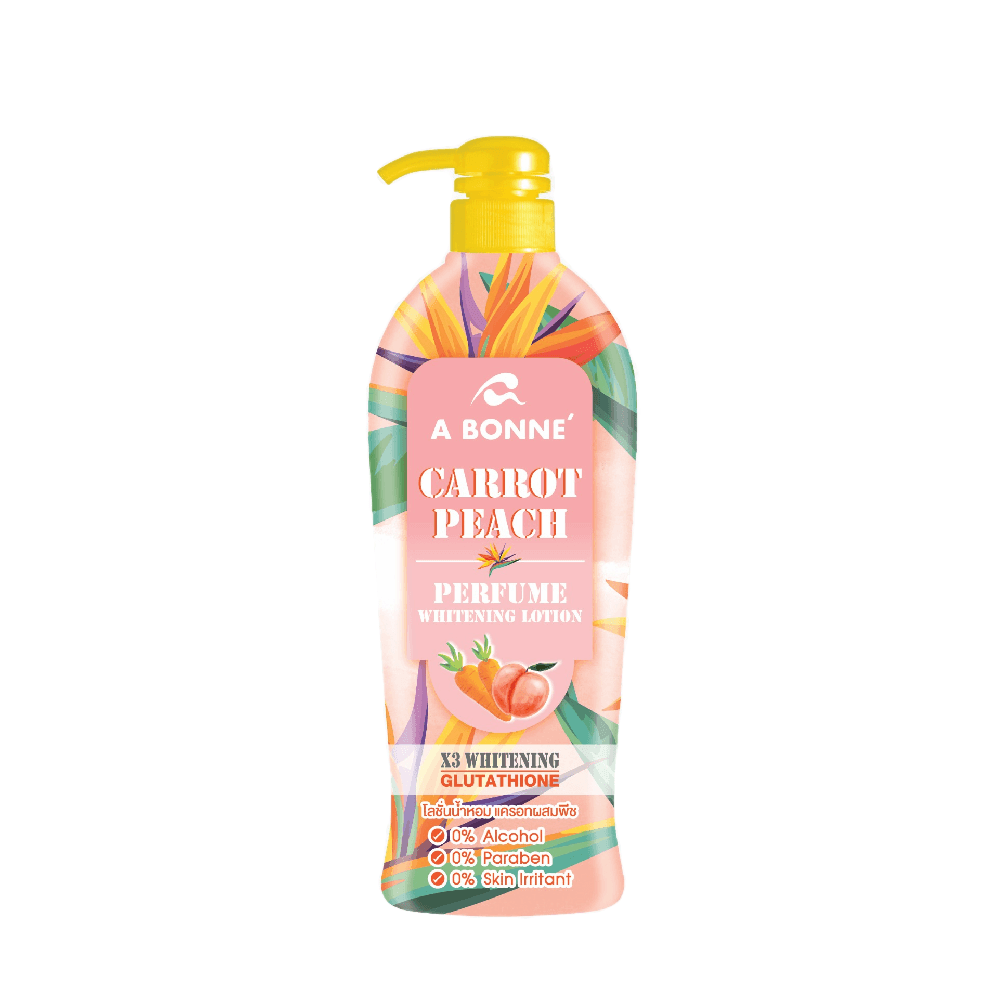 A Bonne Perfume Whitening Lotion With Carrot & Peach - 500ml - Pinoyhyper