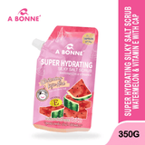 A Bonne Super Hydrating Silky Salt Scrub Watermelon & Vit E - 350g - Pinoyhyper