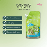 A Bonne Whitening Silky Salt Scrub Tamarind & Aloe Vera - 350g - Pinoyhyper