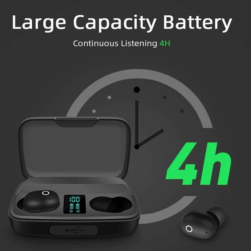 A10S Wireless Earbuds With 1800mah Mobile Power Bank - Pinoyhyper