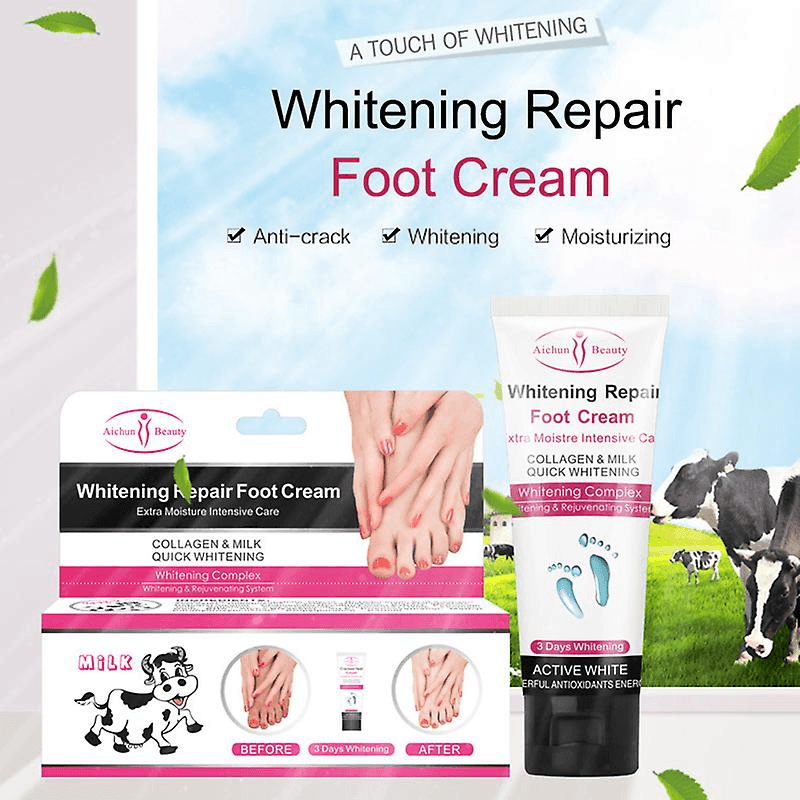 Aichun Beauty Extra Moisture Milk Whitening Repair Foot Cream - 100g - Pinoyhyper