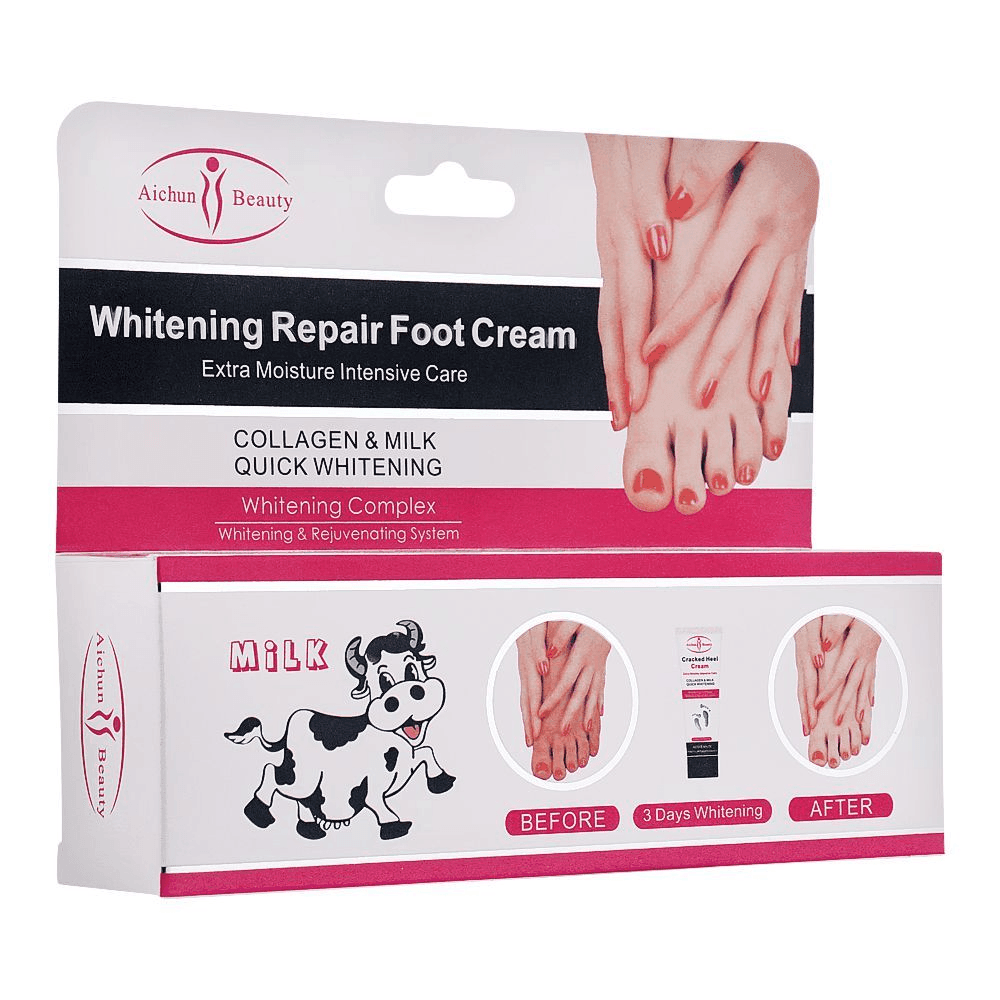 Aichun Beauty Extra Moisture Milk Whitening Repair Foot Cream - 100g - Pinoyhyper