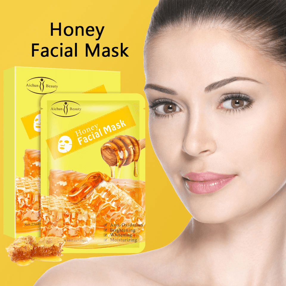 Aichun Beauty Honey Facial Mask - 3pcs - Pinoyhyper