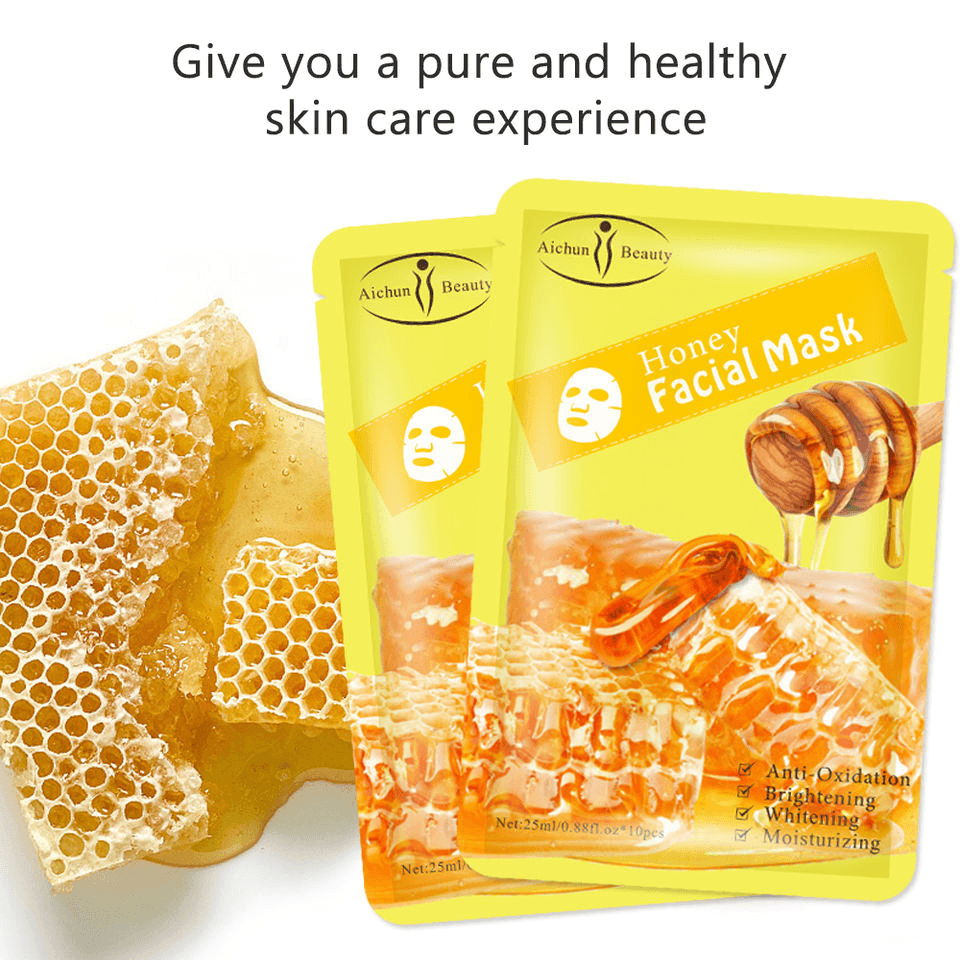 Aichun Beauty Honey Facial Mask - 3pcs - Pinoyhyper