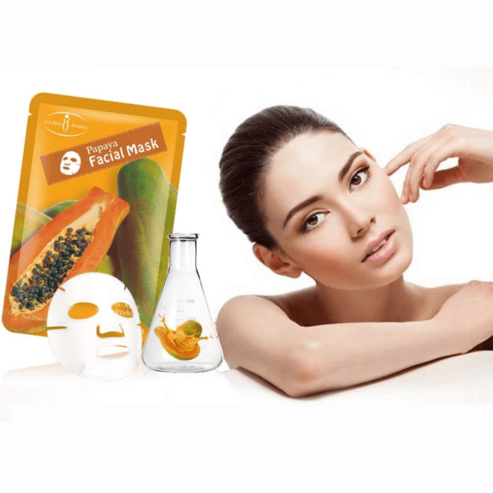 Aichun Beauty Papaya Facial Mask - 3pcs - Pinoyhyper