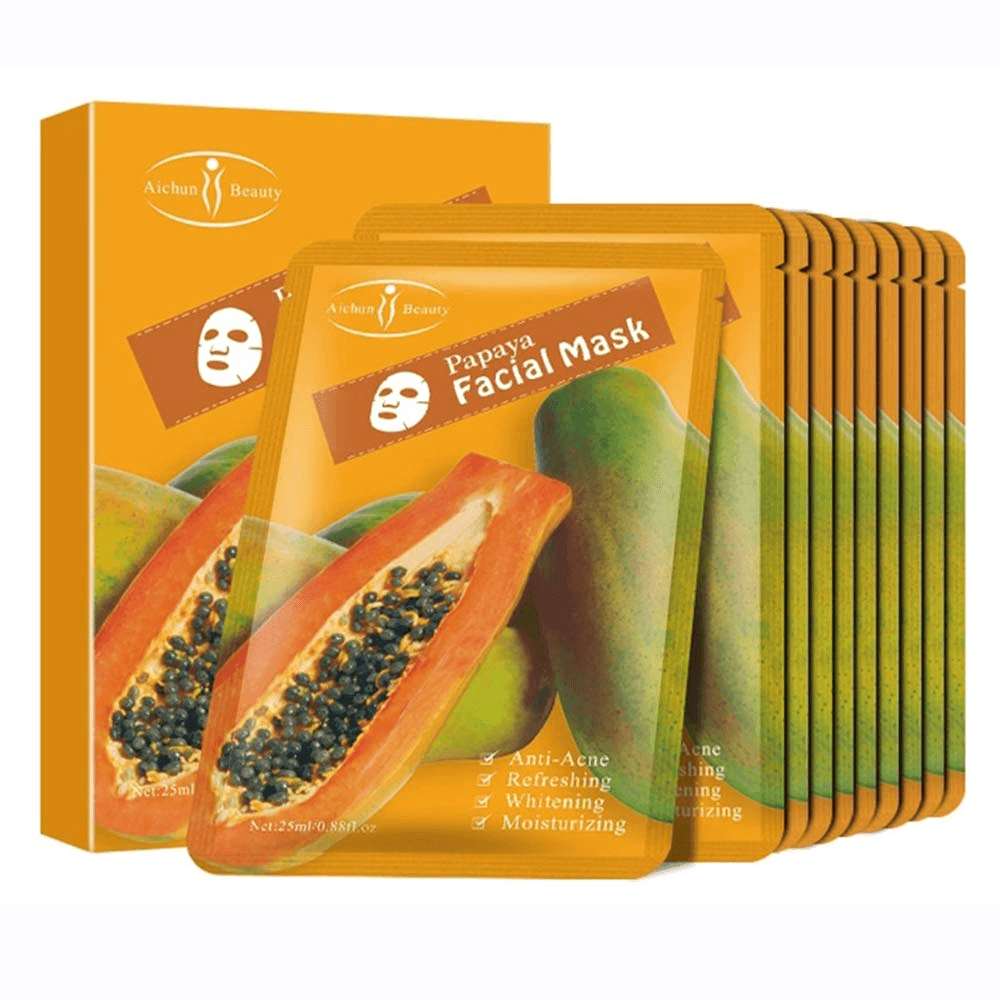 Aichun Beauty Papaya Facial Mask - 3pcs - Pinoyhyper