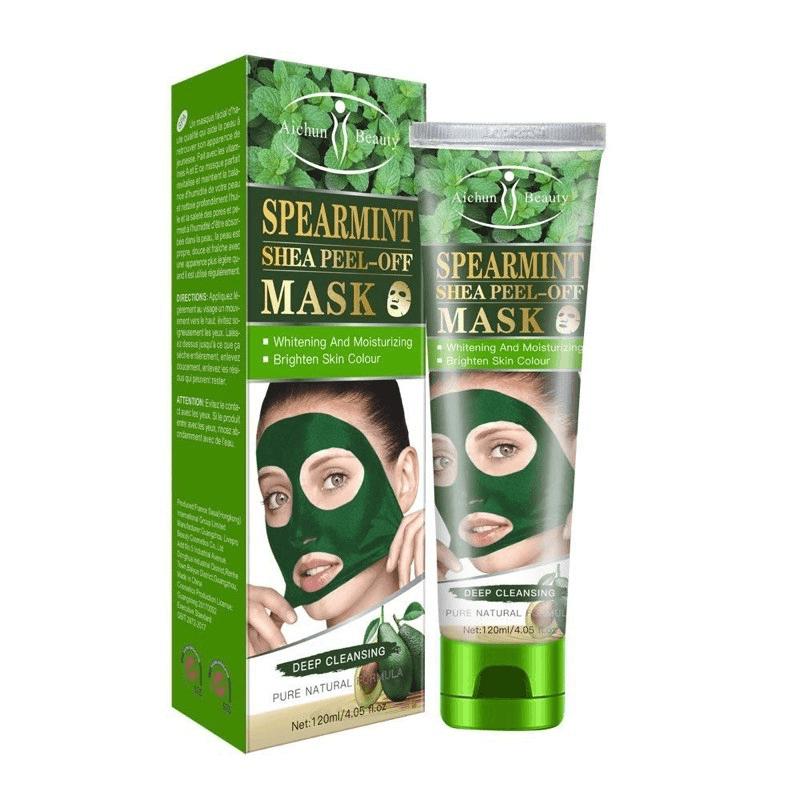 Aichun Spearmint Shea Peel-Off Mask- 120ml - Pinoyhyper