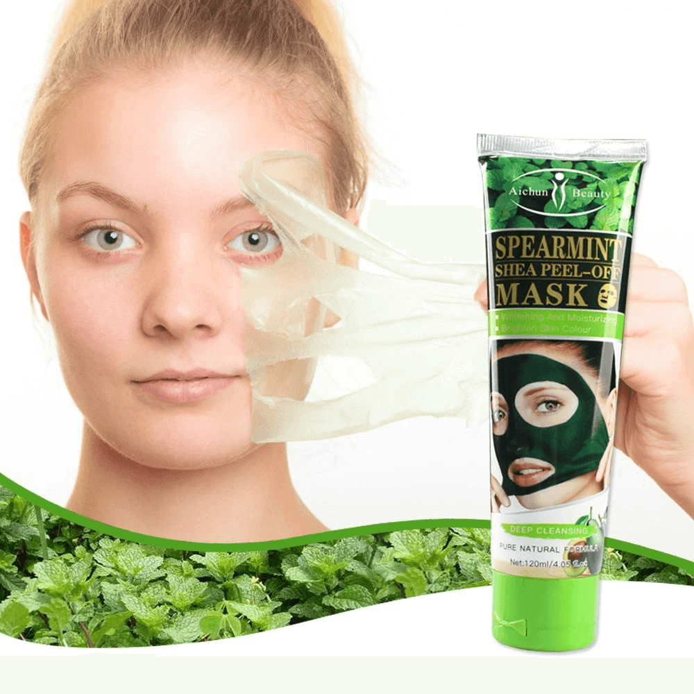 Aichun Spearmint Shea Peel-Off Mask- 120ml - Pinoyhyper