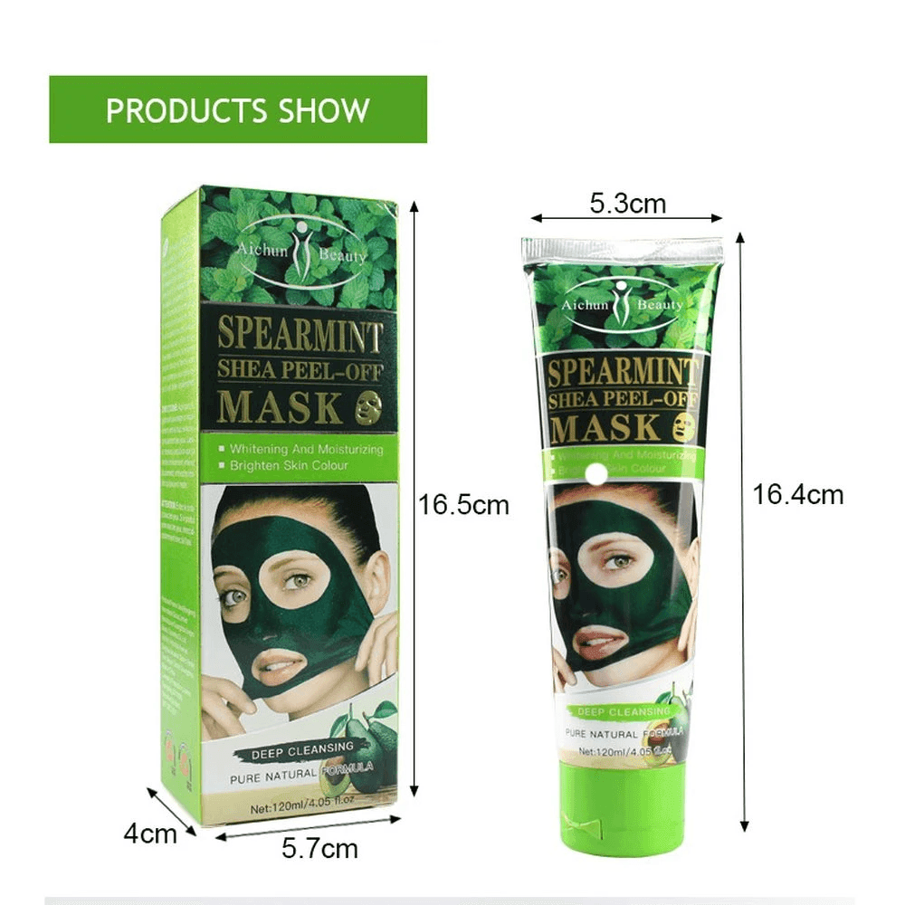 Aichun Spearmint Shea Peel-Off Mask- 120ml - Pinoyhyper