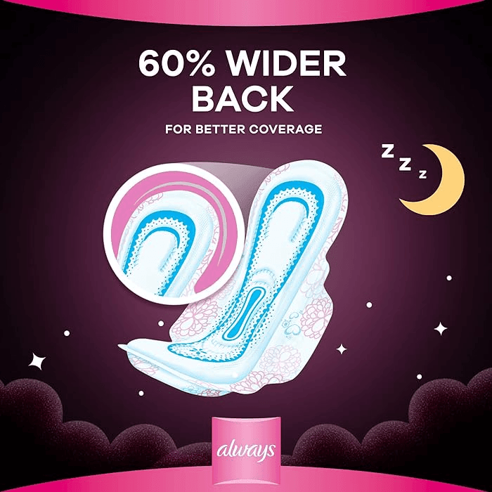 Always Breathable Soft Maxi Thick Night Sanitary Pads - 48Pcs - Pinoyhyper