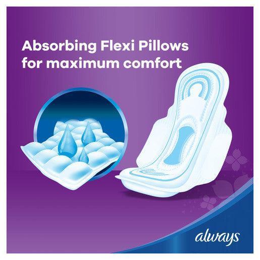 Always Clean & dry Maxi Thick Sanitary Pads With Wing - Large 10pcs - Pinoyhyper